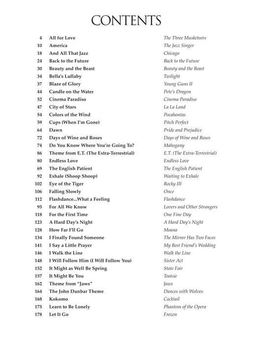 The Big Book of Movie Music - 3rd Edition 電影音樂 | 小雅音樂 Hsiaoya Music