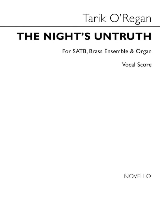 The Night's Untruth Vocal Score SATB and Piano Accompaniment 聲樂總譜 伴奏 | 小雅音樂 Hsiaoya Music