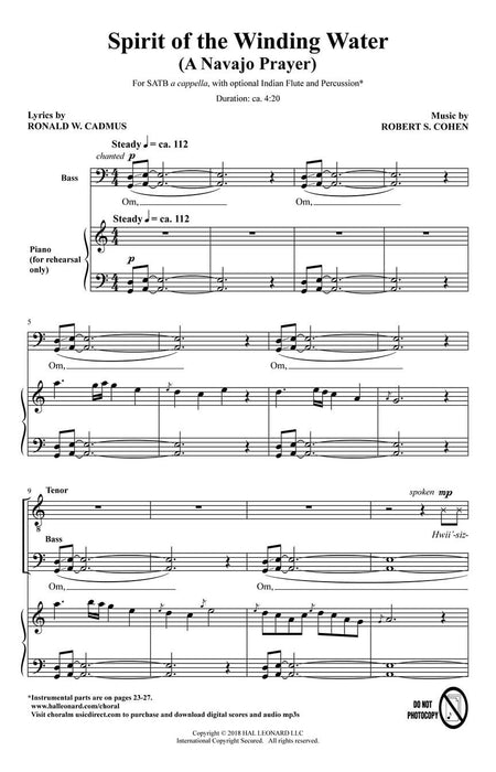 Spirit of the Winding Water (A Navajo Prayer) Judith Clurman Choral Series 合唱 | 小雅音樂 Hsiaoya Music