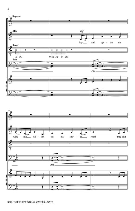 Spirit of the Winding Water (A Navajo Prayer) Judith Clurman Choral Series 合唱 | 小雅音樂 Hsiaoya Music