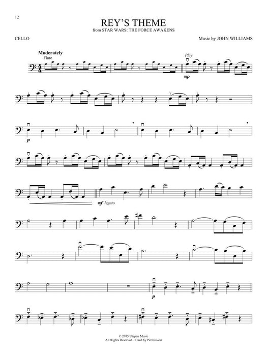 Movie and TV Music for Cello Instrumental Play-Along® Series 大提琴 | 小雅音樂 Hsiaoya Music