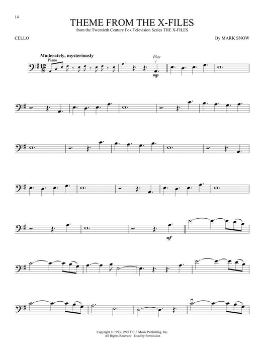 Movie and TV Music for Cello Instrumental Play-Along® Series 大提琴 | 小雅音樂 Hsiaoya Music