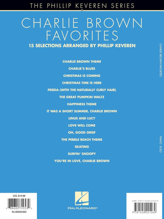 Charlie Brown Favorites 15 Selections Arranged by Phillip Keveren | 小雅音樂 Hsiaoya Music