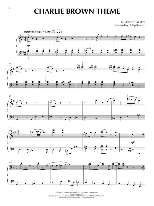 Charlie Brown Favorites 15 Selections Arranged by Phillip Keveren | 小雅音樂 Hsiaoya Music