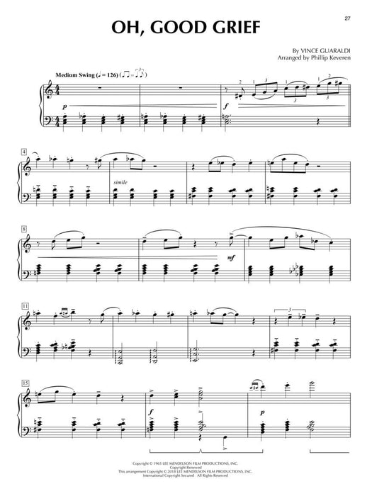 Charlie Brown Favorites 15 Selections Arranged by Phillip Keveren | 小雅音樂 Hsiaoya Music