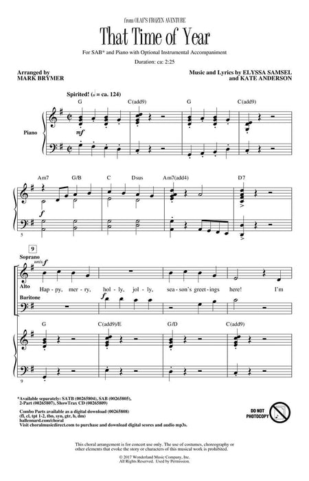 That Time of Year from Olaf's Frozen Adventure | 小雅音樂 Hsiaoya Music