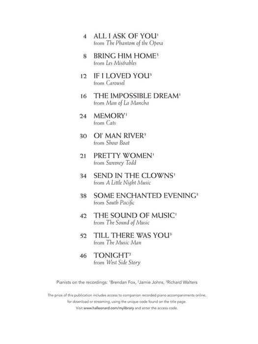 Broadway Songs for Classical Players - Violin and Piano With online audio of piano accompaniments 百老匯 古典 小提琴 鋼琴 伴奏 | 小雅音樂 Hsiaoya Music