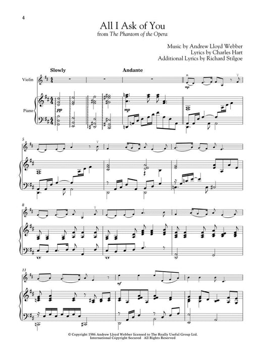 Broadway Songs for Classical Players - Violin and Piano With online audio of piano accompaniments 百老匯 古典 小提琴 鋼琴 伴奏 | 小雅音樂 Hsiaoya Music