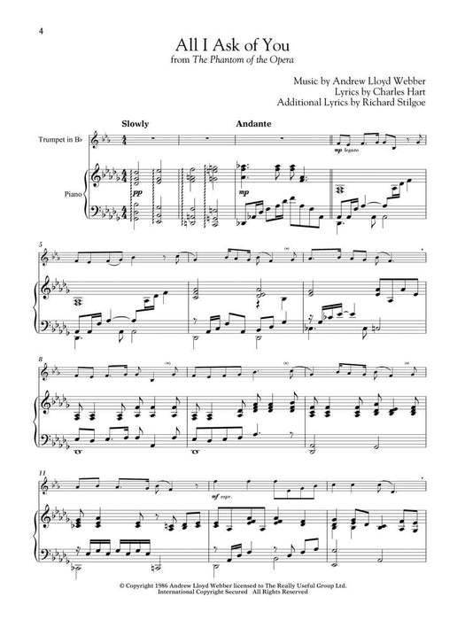 Broadway Songs for Classical Players - Trumpet and Piano With online audio of piano accompaniments 百老匯 古典 小號 鋼琴 伴奏 | 小雅音樂 Hsiaoya Music