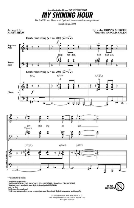 My Shining Hour from The Sky's the Limit | 小雅音樂 Hsiaoya Music