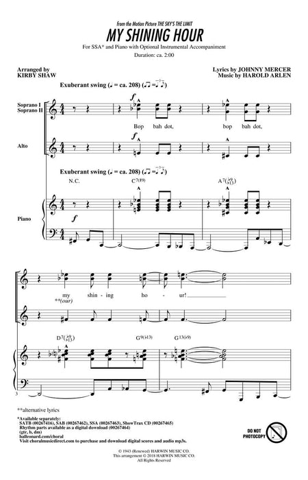 My Shining Hour from The Sky's the Limit | 小雅音樂 Hsiaoya Music