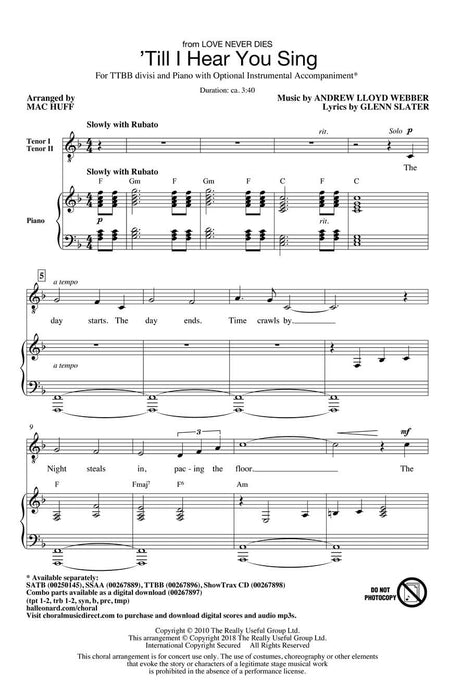 Till I Hear You Sing | 小雅音樂 Hsiaoya Music