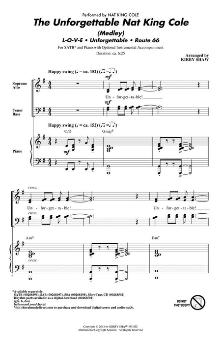 The Unforgettable Nat King Cole (Medley) 組合曲 | 小雅音樂 Hsiaoya Music