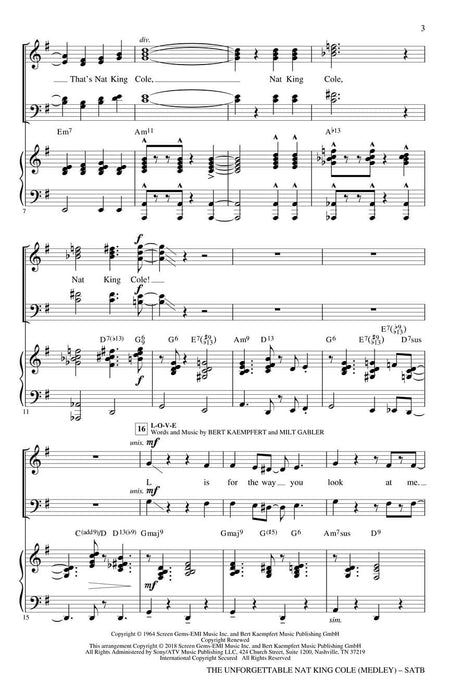 The Unforgettable Nat King Cole (Medley) 組合曲 | 小雅音樂 Hsiaoya Music