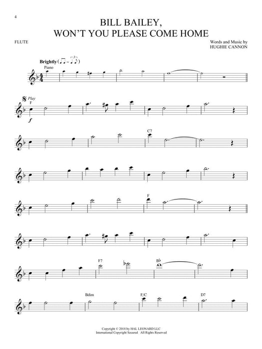 Dixieland Favorites Flute 迪克西蘭爵士樂 長笛 | 小雅音樂 Hsiaoya Music