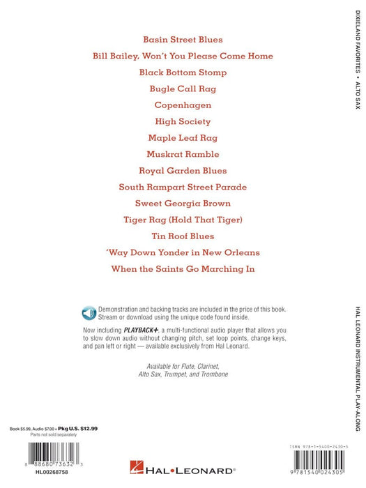 Dixieland Favorites Alto Sax 迪克西蘭爵士樂 中音薩氏管 | 小雅音樂 Hsiaoya Music