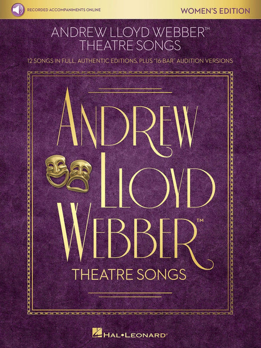 Andrew Lloyd Webber Theatre Songs - Women's Edition 12 Songs in Full, Authentic Editions, Plus 16-Bar Audition Versions | 小雅音樂 Hsiaoya Music