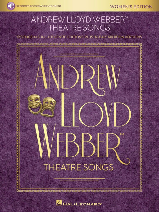Andrew Lloyd Webber Theatre Songs - Women's Edition 12 Songs in Full, Authentic Editions, Plus 16-Bar Audition Versions | 小雅音樂 Hsiaoya Music
