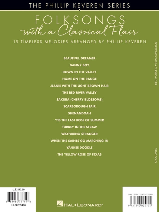 Folksongs with a Classical Flair The Phillip Keveren Series Piano Solo National Federation of Music Clubs 2020-2024 Selection 民謠 古典 鋼琴 獨奏 | 小雅音樂 Hsiaoya Music