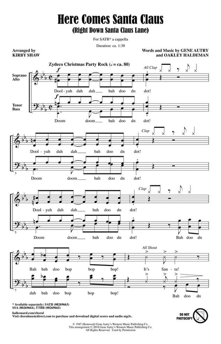 Here Comes Santa Claus (Right Down Santa Claus Lane) | 小雅音樂 Hsiaoya Music