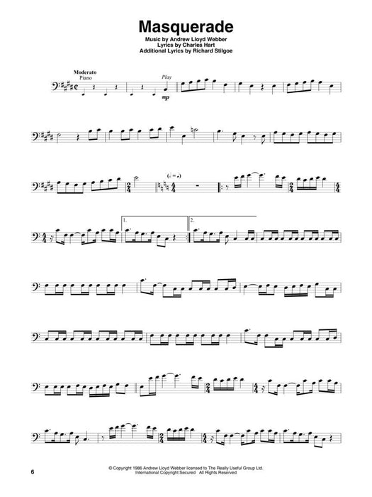 The Phantom of the Opera Cello Play-Along Volume 10 歌劇 大提琴 | 小雅音樂 Hsiaoya Music