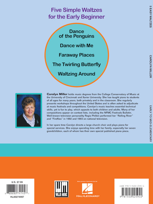 5 Easy Waltzes Early to Later Elementary Level 圓舞曲 | 小雅音樂 Hsiaoya Music