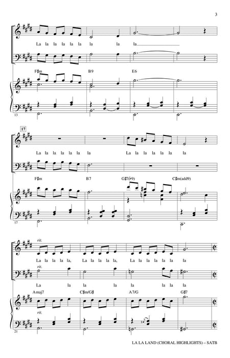 La La Land (Choral Highlights) 合唱 | 小雅音樂 Hsiaoya Music