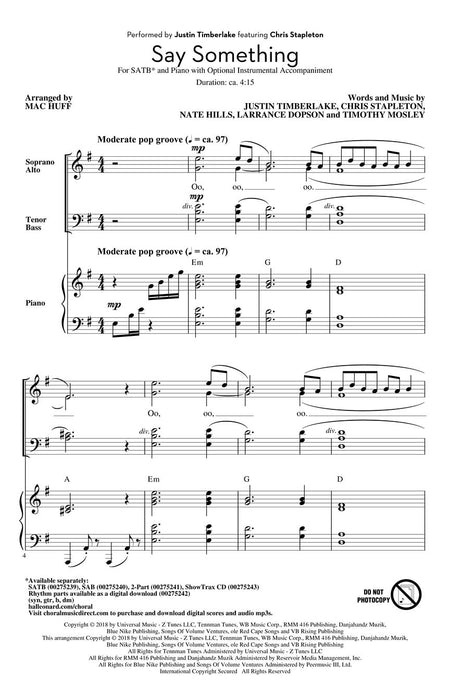 Say Something | 小雅音樂 Hsiaoya Music