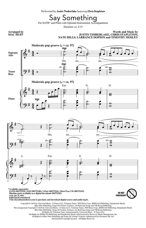 Say Something | 小雅音樂 Hsiaoya Music