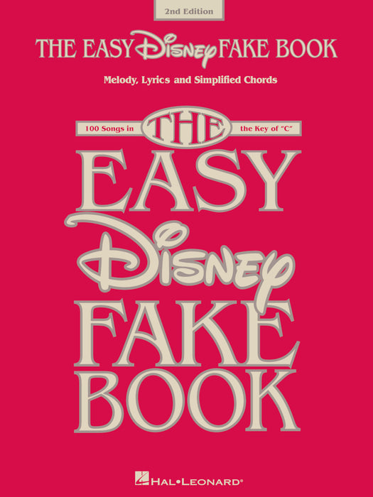 The Easy Disney Fake Book - 2nd Edition 100 Songs in the Key of C 費克 | 小雅音樂 Hsiaoya Music