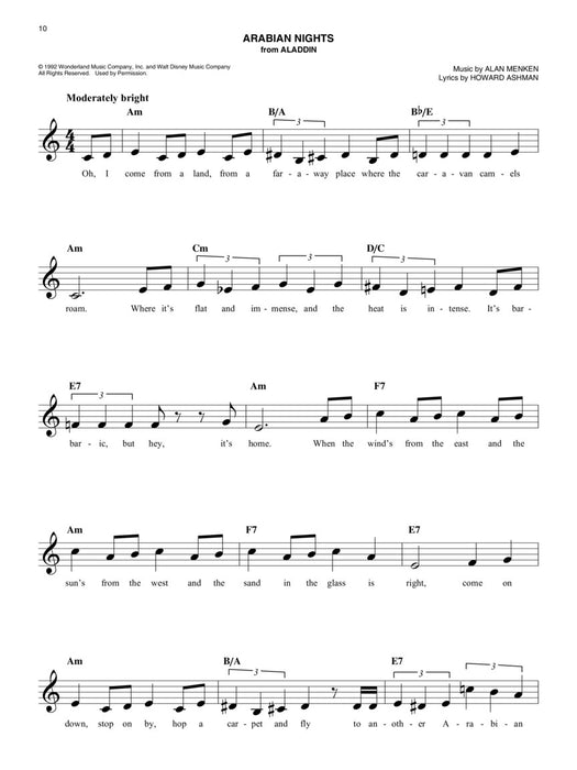 The Easy Disney Fake Book - 2nd Edition 100 Songs in the Key of C 費克 | 小雅音樂 Hsiaoya Music