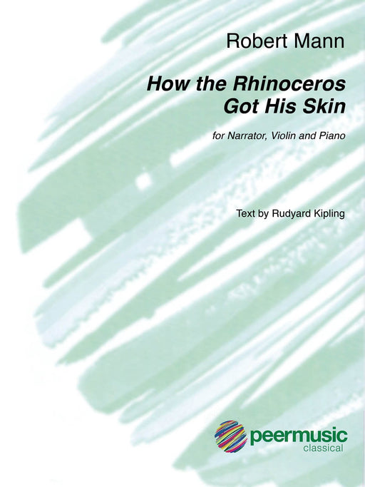How the Rhinoceros Got His Skin for Narrator, Violin, and Piano (2 Scores and Violin Part) 小提琴 小提琴(含鋼琴伴奏) | 小雅音樂 Hsiaoya Music