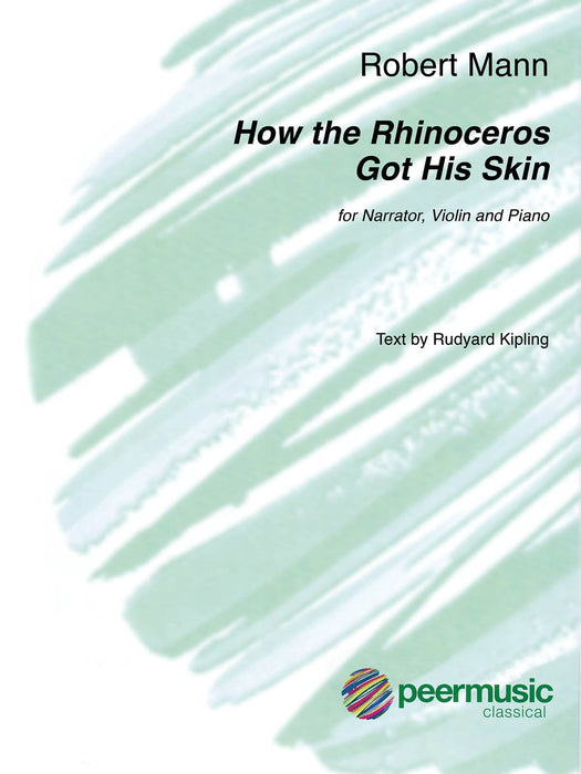 How the Rhinoceros Got His Skin for Narrator, Violin, and Piano (2 Scores and Violin Part) 小提琴 小提琴(含鋼琴伴奏) | 小雅音樂 Hsiaoya Music
