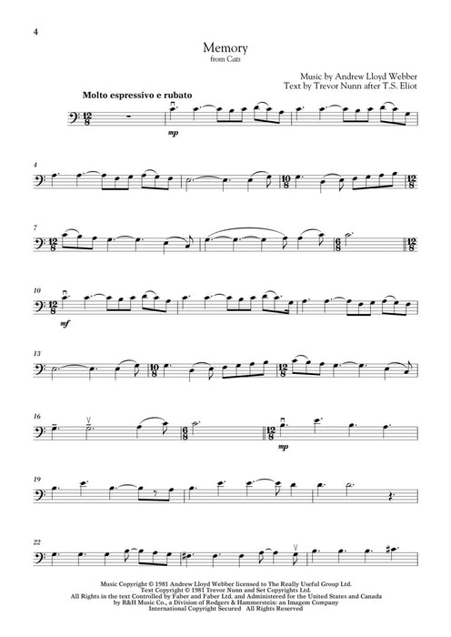 Andrew Lloyd Webber for Classical Players - Cello and Piano With online audio of piano accompaniments 古典 大提琴 鋼琴 伴奏 | 小雅音樂 Hsiaoya Music