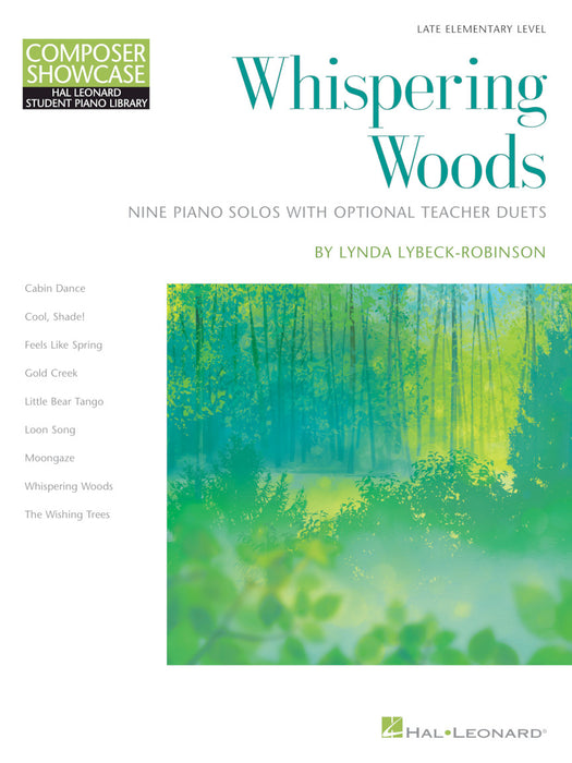 Whispering Woods 9 Piano Solos with Optional Teacher Duets Composer Showcase Serie 鋼琴 獨奏 二重奏 作曲家 | 小雅音樂 Hsiaoya Music