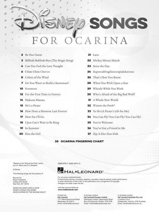 Disney Songs for Ocarina | 小雅音樂 Hsiaoya Music
