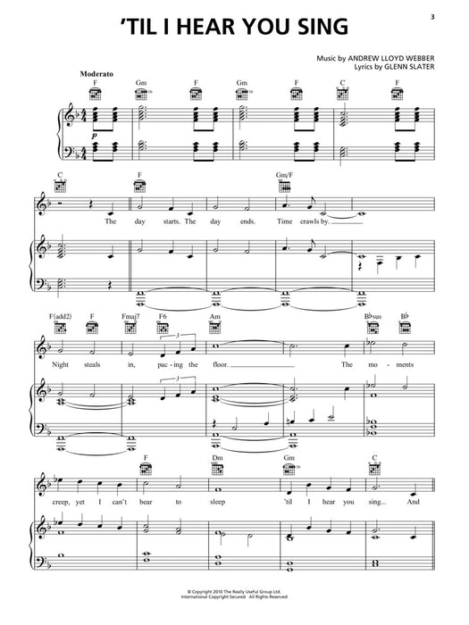 Love Never Dies Piano/Vocal Selections 鋼琴 | 小雅音樂 Hsiaoya Music