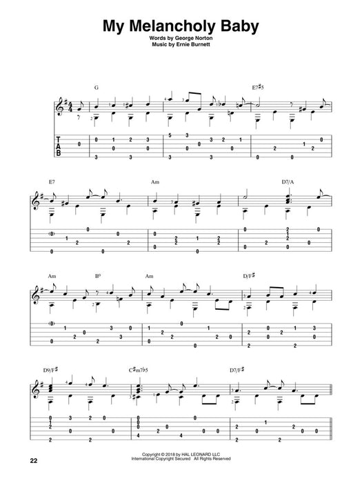Fingerpicking Early Jazz Standards 15 Songs Arranged for Solo Guitar in Standard Notation & Tablature 爵士音樂 獨奏 吉他 指法譜 | 小雅音樂 Hsiaoya Music