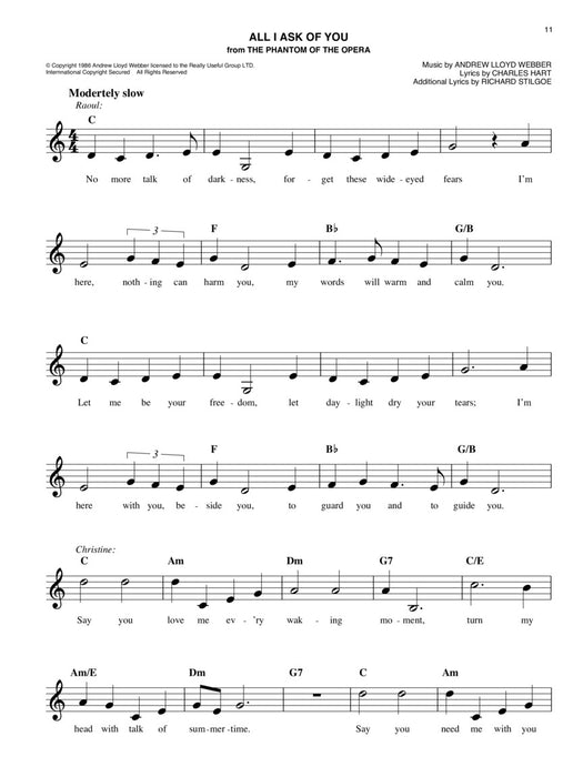 The Easy Broadway Fake Book - 2nd Edition Over 100 Songs in the Key of C 百老匯 | 小雅音樂 Hsiaoya Music