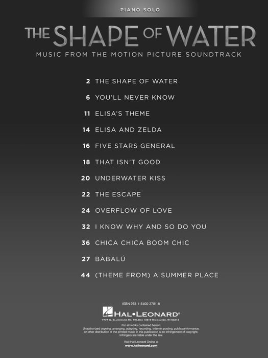 The Shape of Water Music from the Motion Picture Soundtrack 水上音樂 | 小雅音樂 Hsiaoya Music
