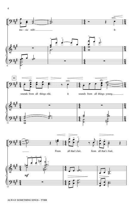 Alway Something Sings Henry Leck Creating Artistry Choral Series 合唱 | 小雅音樂 Hsiaoya Music