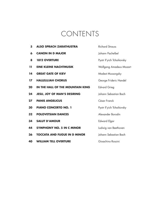 Classical Favorites arr. Phillip Keveren The Phillip Keveren Series Big-Note Piano 古典 音符鋼琴 | 小雅音樂 Hsiaoya Music