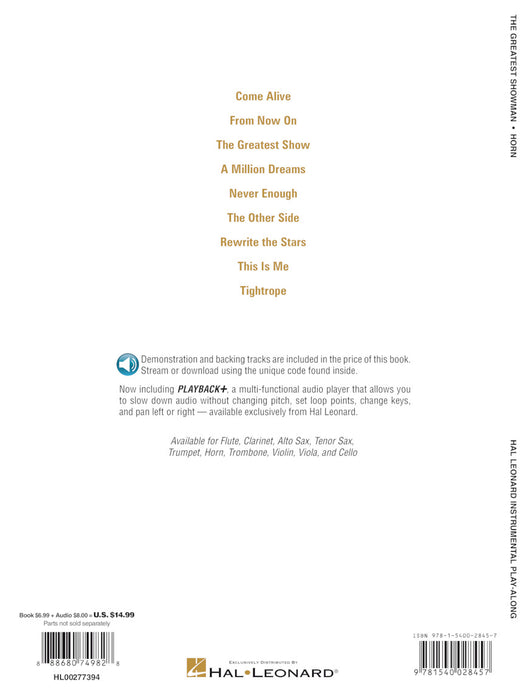 The Greatest Showman Instrumental Play-Along Series for Horn 法國號 | 小雅音樂 Hsiaoya Music