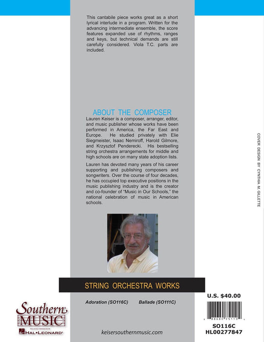 Adoration Score and Parts 弦樂團 | 小雅音樂 Hsiaoya Music