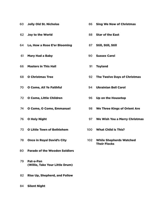 Christmas Carols - Super Easy Songbook 耶誕頌歌 | 小雅音樂 Hsiaoya Music