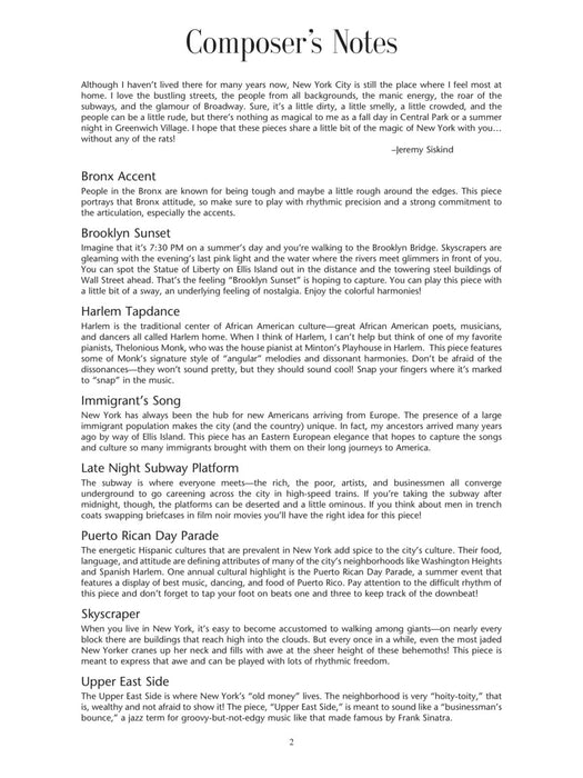 Big Apple Jazz Composer Showcase Hal Leonard Student Piano Library Intermediate Level 作曲家 鋼琴 | 小雅音樂 Hsiaoya Music