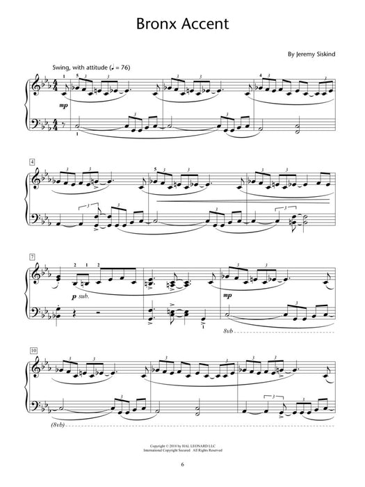 Big Apple Jazz Composer Showcase Hal Leonard Student Piano Library Intermediate Level 作曲家 鋼琴 | 小雅音樂 Hsiaoya Music