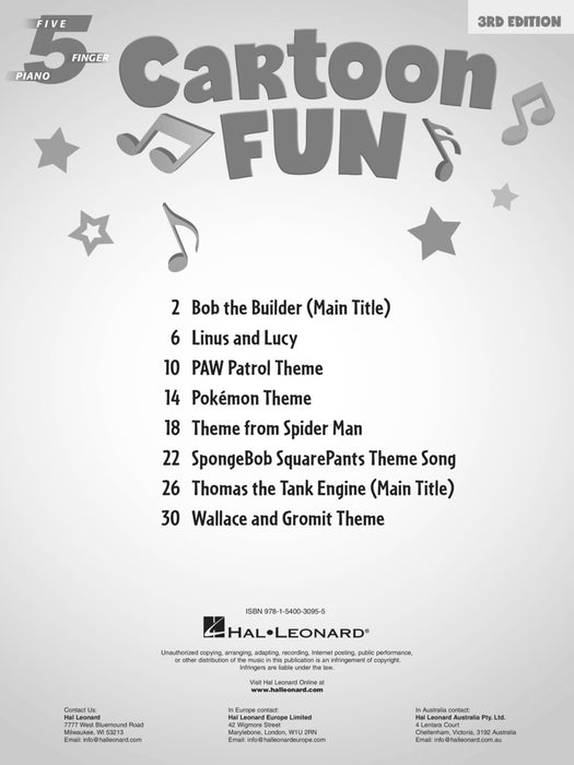 Cartoon Fun - 3rd Edition | 小雅音樂 Hsiaoya Music