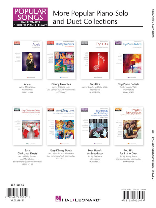 Broadway Favorites Late Elementary/Early Intermediate Level 百老匯 | 小雅音樂 Hsiaoya Music