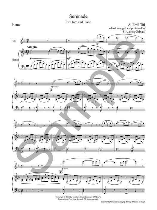 Serenade for Flute and Piano 小夜曲 長笛(含鋼琴伴奏) | 小雅音樂 Hsiaoya Music
